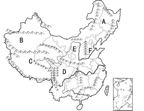 中國地理填圖|圖表·中國地形填圖